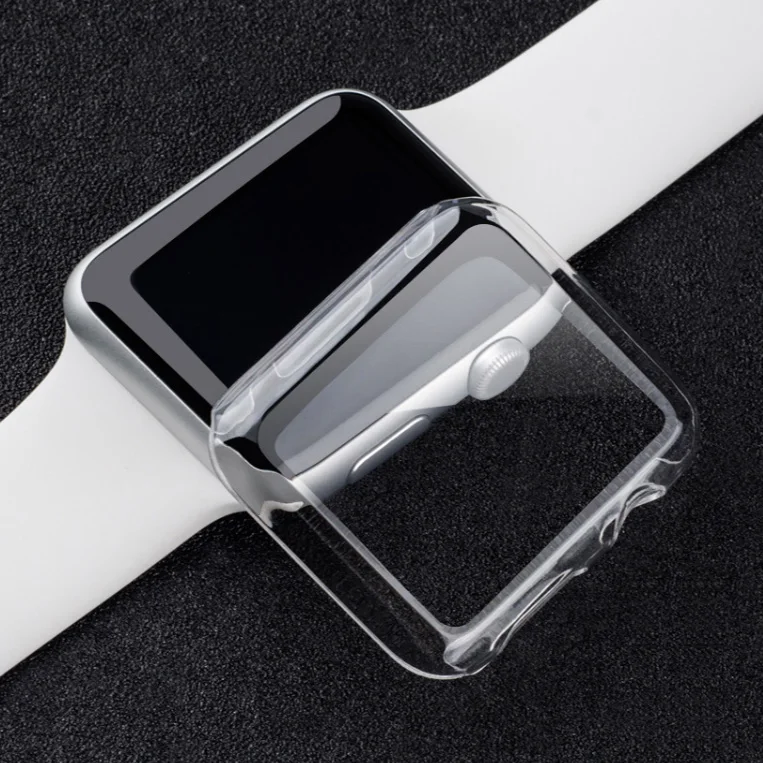 40mm/44mm Clear TPU Smart Watch Anti-Scratch Full Hard Screen Cover Protection PC Case for Apple Watch Series 4 Screen Protector
40mm/44mm Clear TPU Smart Watch Anti-Scratch Full Hard Screen Cover Protection PC Case for Apple Watch Series 4 Screen Protector