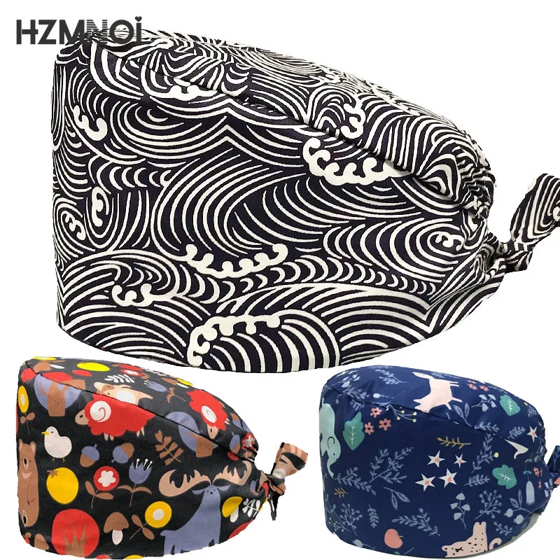 New Cotton Multicolor Cartoon Animal Print Female Comfortable Dental Surgery Cap Surgeon Cap Nurse Operating Room Scrub Cap
New Cotton Multicolor Cartoon Animal Print Female Comfortable Dental Surgery Cap Surgeon Cap Nurse Operating Room Scrub Cap