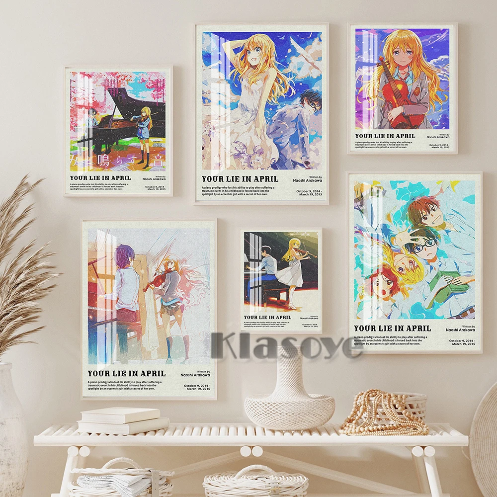 Your Lie In April Japanese Anime Wall Art Prints Poster Manga Character Modern Canvas Painting Fans Collection Gift Home Decor
Your Lie In April Japanese Anime Wall Art Prints Poster Manga Character Modern Canvas Painting Fans Collection Gift Home Decor
