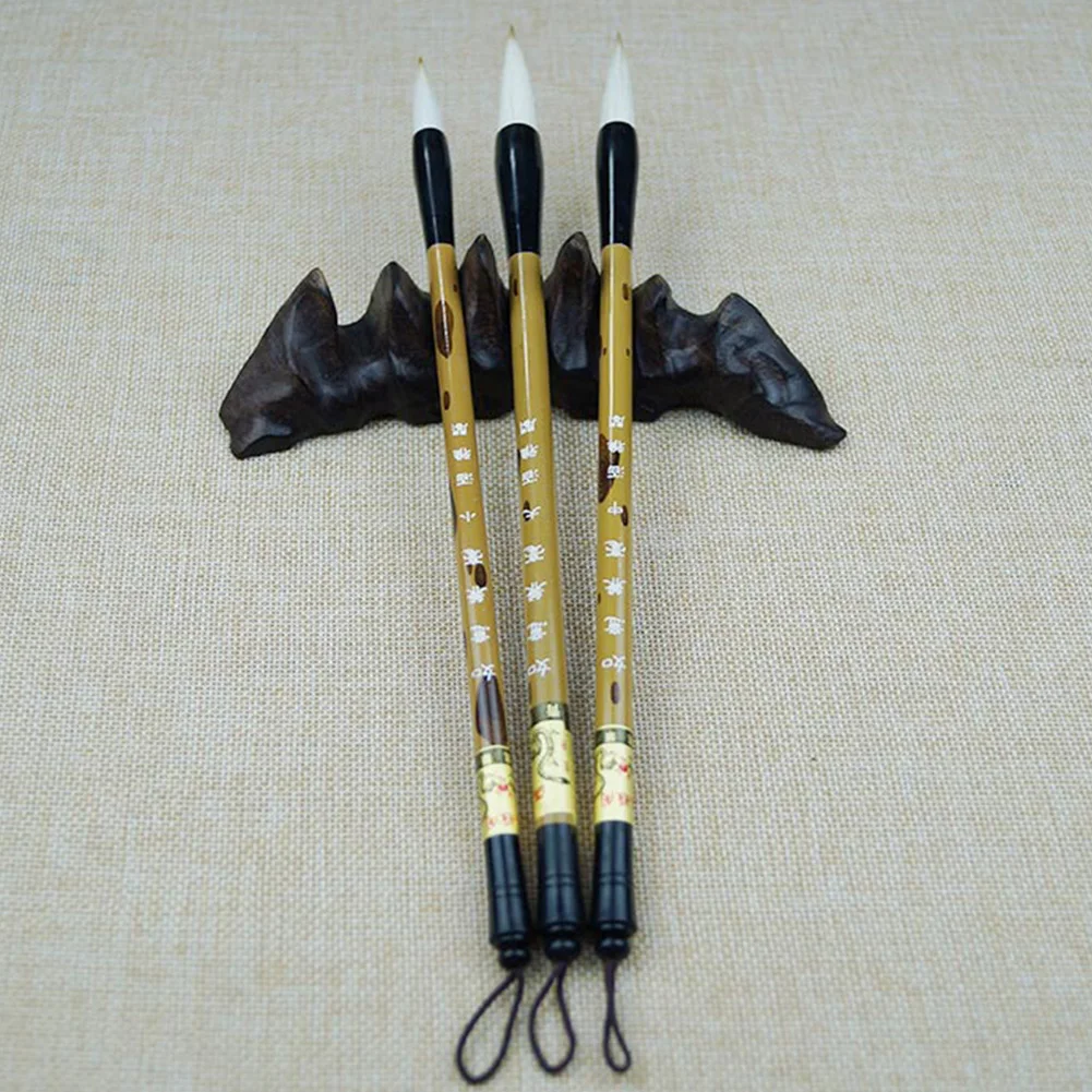 3pcs/pack Painting Supplies Weasel Hair Stationary Chinese Calligraphy Writing Drawing Student Brush Pen Artist Hobby Woolen
3pcs/pack Painting Supplies Weasel Hair Stationary Chinese Calligraphy Writing Drawing Student Brush Pen Artist Hobby Woolen