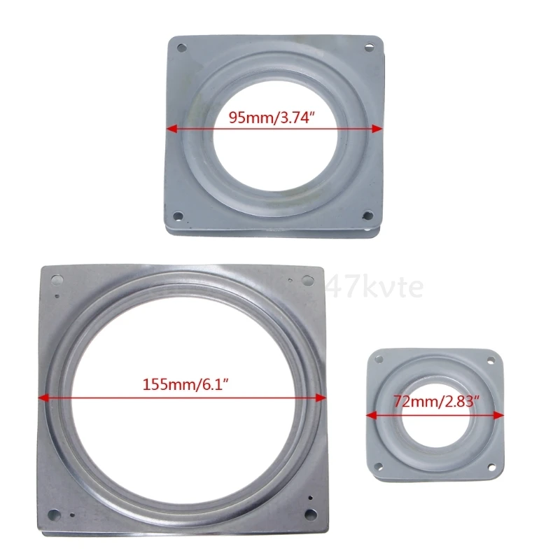 2019 New Square Lazy Susan 360 degree Rotating Rolling Bearing Turntable 300 lbs Bearings Plate 
2019 New Square Lazy Susan 360 degree Rotating Rolling Bearing Turntable 300 lbs Bearings Plate