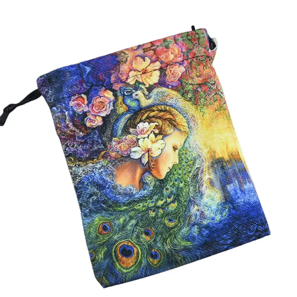 Printed Velvet Tarots Storage Bag Oracle Card Accessories Tarot Cards Drawstring Packag Jewelry bags
Printed Velvet Tarots Storage Bag Oracle Card Accessories Tarot Cards Drawstring Packag Jewelry bags