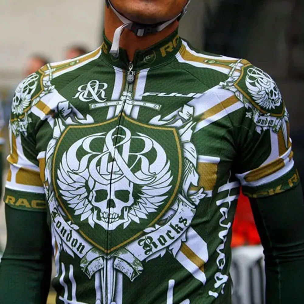 

Cycling Jersey Aero Rock Racing Team Men Bike Shirts Short Sleeve Maillot Cycle Clothing Ciclismo Tops Wear Kit Bib Shorts Pants