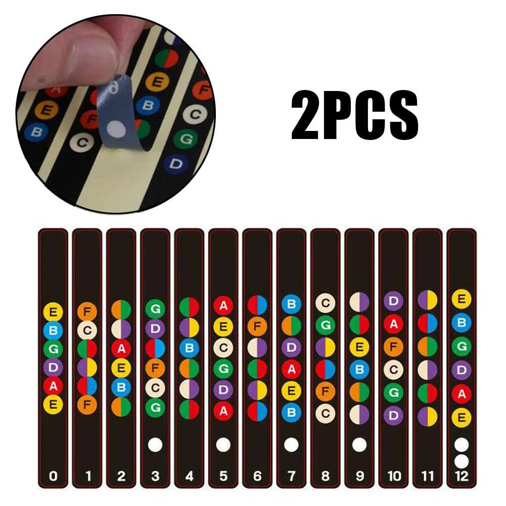 2Pcs Guitar Accessories Fretboard Notes Map Sticker Fingerboard Fret Decals Scale Note Name Stickers Decorate Beautify Bass Part
2Pcs Guitar Accessories Fretboard Notes Map Sticker Fingerboard Fret Decals Scale Note Name Stickers Decorate Beautify Bass Part