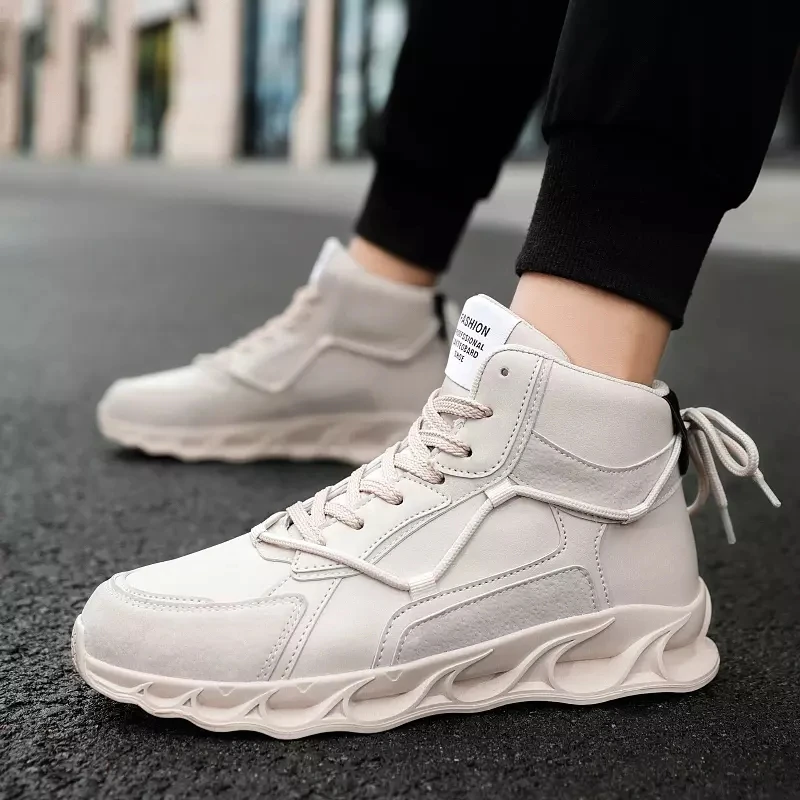 2020 High Top Sneakers Men Lace Up Trainers Male Breathable British style Men running shoes Zapatillas de Hombre white shoes
2020 High Top Sneakers Men Lace Up Trainers Male Breathable British style Men running shoes Zapatillas de Hombre white shoes