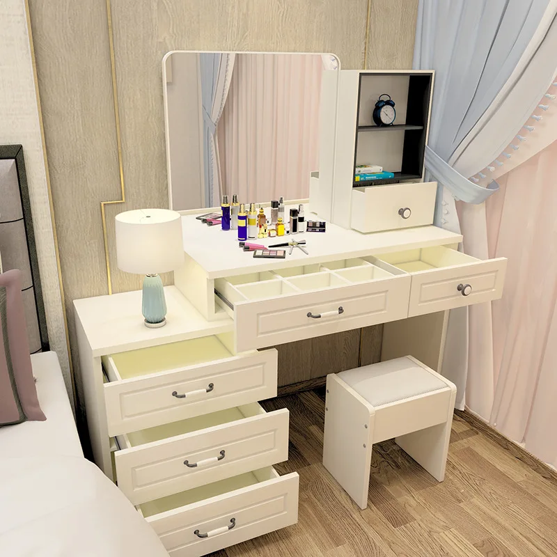 Dressing Table Bedroom Modern Contracted Mini Nordic Makeup Table Economy Multifunctional Simple Makeup Table Vanity Table 80cm
Dressing Table Bedroom Modern Contracted Mini Nordic Makeup Table Economy Multifunctional Simple Makeup Table Vanity Table 80cm