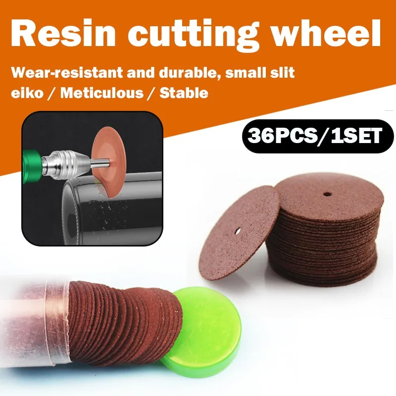 36Pcs Dremel Accesories 24mm Abrasive Cutting Discs Cut Off Wheels Disc for Dremel Rotary Tools Electric Metal Wood Cutting Tool
36Pcs Dremel Accesories 24mm Abrasive Cutting Discs Cut Off Wheels Disc for Dremel Rotary Tools Electric Metal Wood Cutting Tool
