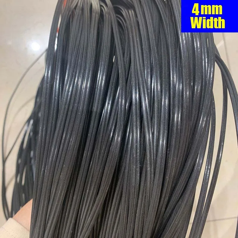 4mm 500g Double Black Flat Synthetic Rattan Material Diy Handmade Rattans Roll Home Craft Knit Repair Chair Table Hanging Basket
4mm 500g Double Black Flat Synthetic Rattan Material Diy Handmade Rattans Roll Home Craft Knit Repair Chair Table Hanging Basket