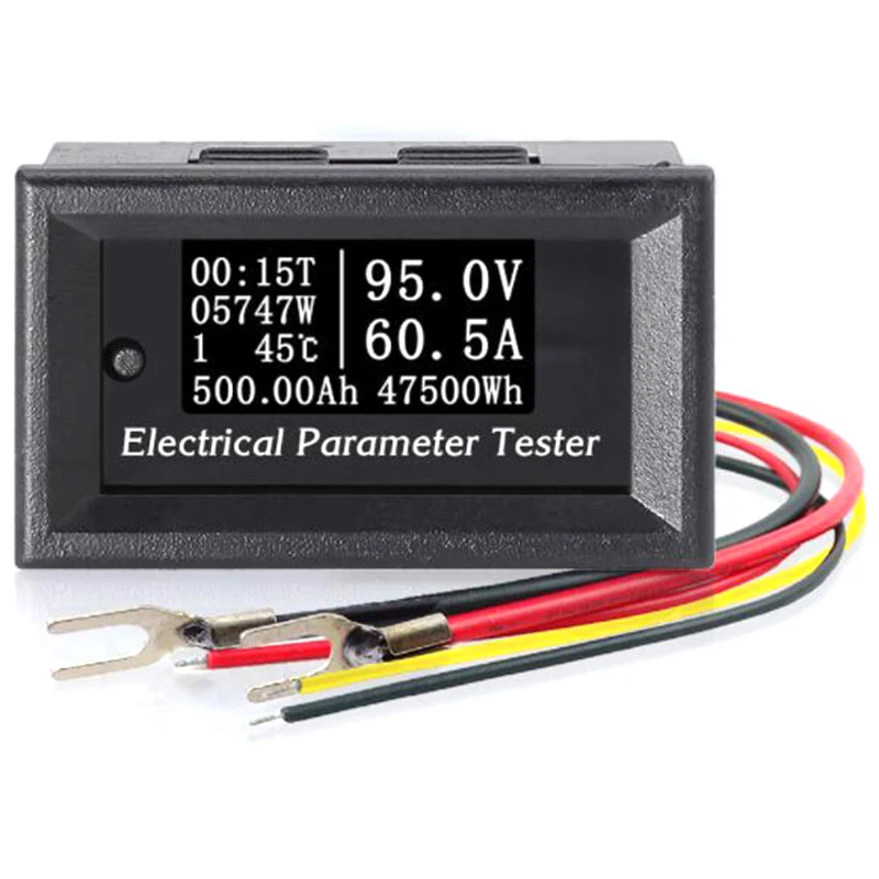 HOT 100V/100A 7In1 OLED Multifunction Tester Voltage Current Time Capacity Voltmeter Ammeter Electrical Meter
HOT 100V/100A 7In1 OLED Multifunction Tester Voltage Current Time Capacity Voltmeter Ammeter Electrical Meter