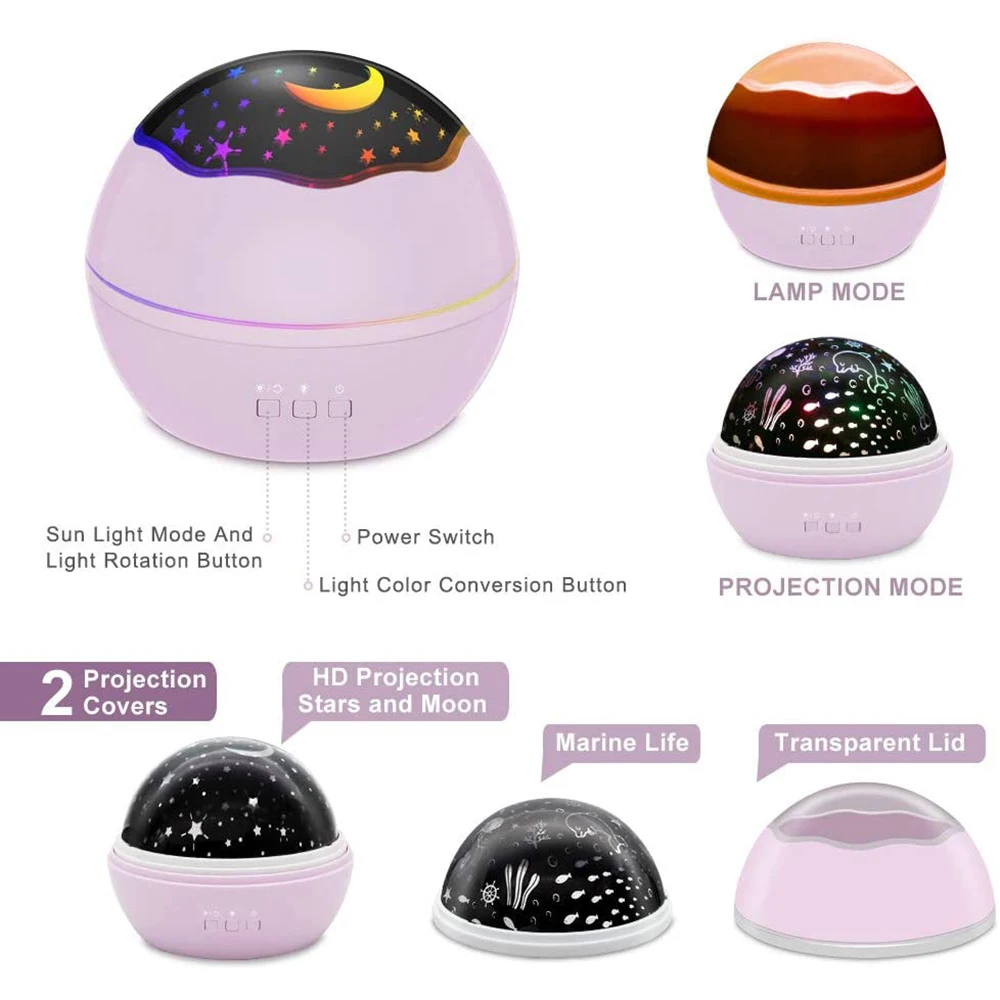 Coverage Rotating Night Light Projector Spin Starry Sky Star Master Children Kids Baby Sleep Romantic Led USB Lamp Projection
Coverage Rotating Night Light Projector Spin Starry Sky Star Master Children Kids Baby Sleep Romantic Led USB Lamp Projection