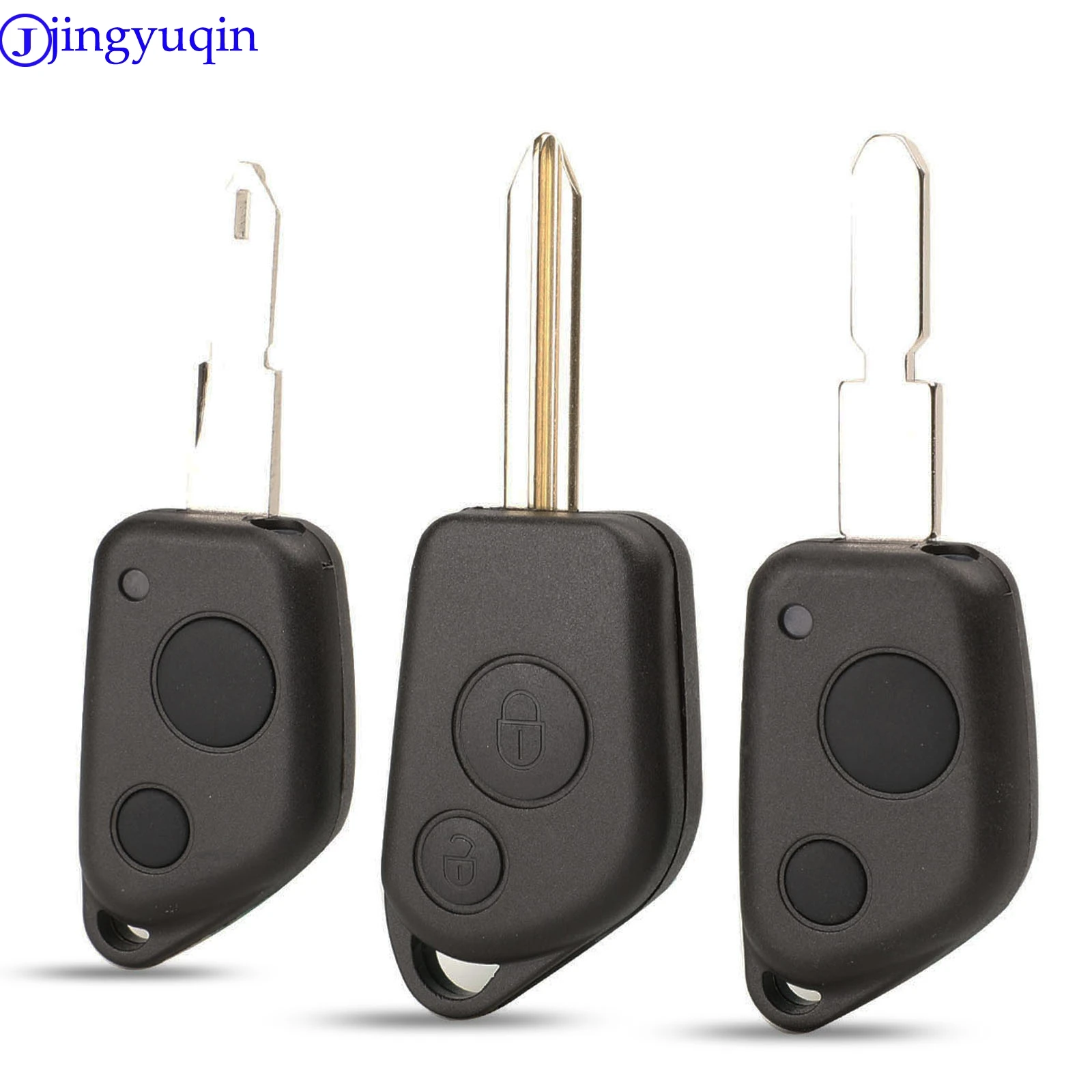 Jingyuqin чехол для дистанционного ключа от машины Citroen Elysee Saxo Xsara Picasso Berlingo C2 C3 Peugeot 106