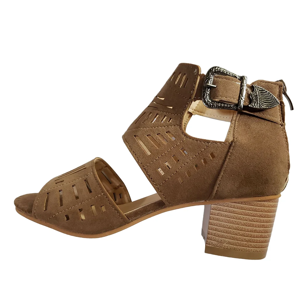 Women Hollow High-heeled Open Toe Sandals Breathable Anti-slip for Summer Beach FS99
Women Hollow High-heeled Open Toe Sandals Breathable Anti-slip for Summer Beach FS99
