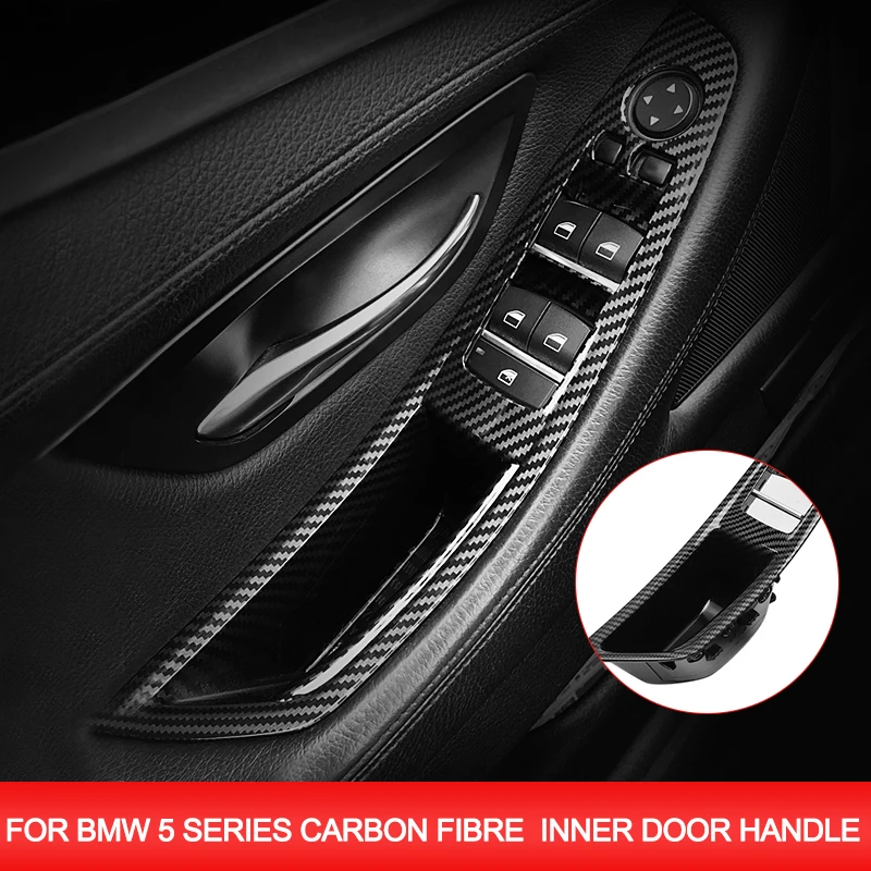 Carbon Fiber LHD Car Interior Inner Door Handle Panel Pull Trim Cover Kit For BMW 5 Series F10 F11 F18 10-17 Auto Accessories
Carbon Fiber LHD Car Interior Inner Door Handle Panel Pull Trim Cover Kit For BMW 5 Series F10 F11 F18 10-17 Auto Accessories