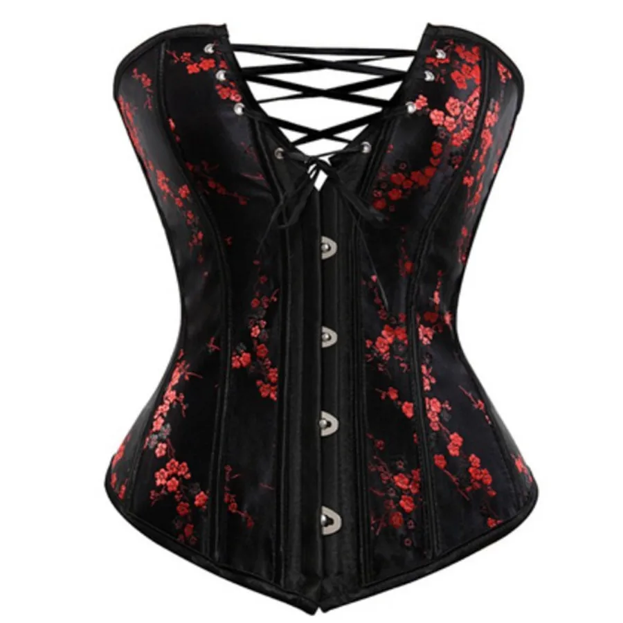 Caudutas Sexy Black Red Corsets and Bustiers Lace Up Corset Top For Wedding Dress Plus Size Embroider Overbust Burlesque 6xl
Caudutas Sexy Black Red Corsets and Bustiers Lace Up Corset Top For Wedding Dress Plus Size Embroider Overbust Burlesque 6xl