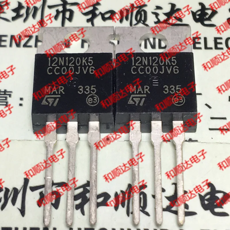 10pcs/lot 12N120K5 STP12N120K5 brand new spot TO-220 
10pcs/lot 12N120K5 STP12N120K5 brand new spot TO-220
