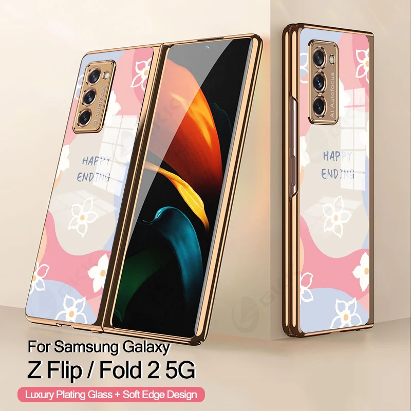 Чехол из закаленного стекла с рисунком для Samsung Galaxy Z Flip Fold 2 5G Роскошный Жесткий чехол с обшивкой краями для Samsung Z Flip Fold 2 5G
Чехол из закаленного стекла с рисунком для Samsung Galaxy Z Flip Fold 2 5G Роскошный Жесткий чехол с обшивкой краями для Samsung Z Flip Fold 2 5G