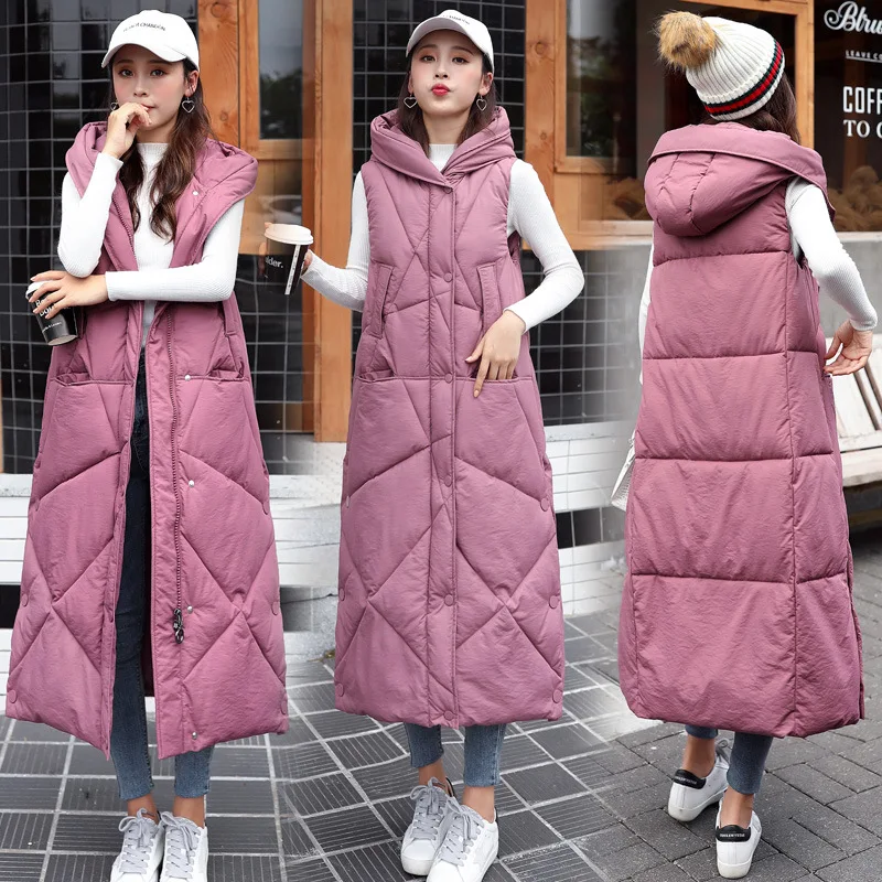 2023 New X-Long Hooded Vests Parkas Fashion Winter Jacket Women Casual Thick Down Cotton Winter Coat Women Warm Waistcoat Y944
2023 New X-Long Hooded Vests Parkas Fashion Winter Jacket Women Casual Thick Down Cotton Winter Coat Women Warm Waistcoat Y944