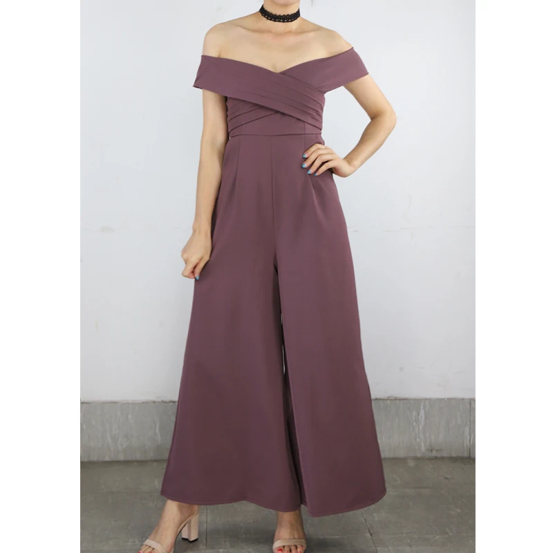 Сексуальный длинный джемпер с открытыми плечами, женский черный комбинезон с широкими штанинами, офисный женский джемпер с коротким рукаво...
Сексуальный длинный джемпер с открытыми плечами, женский черный комбинезон с широкими штанинами, офисный женский джемпер с коротким рукаво...