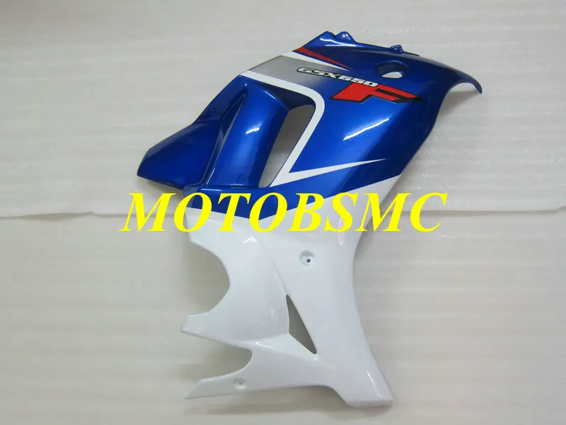 Правая сторона флейта для кантаны GSXF650 GSX650F 08 09 10 11 12 GSX 650F 2008 2012 ABS белый синий