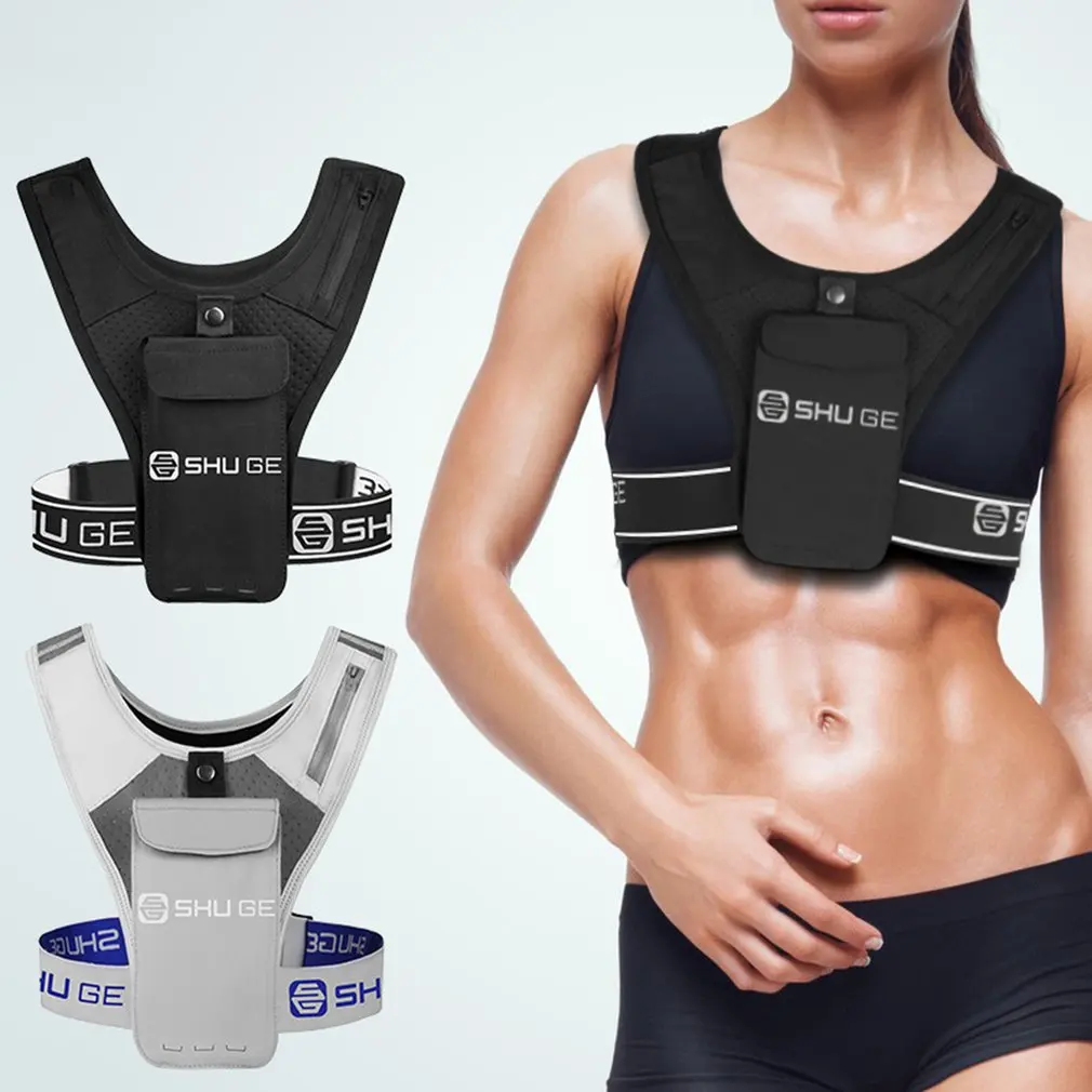 Running Backpack Vest Men And Women Adjustable Belt Fitness Night Sports Strap Reflective Printing Chest Pocket Mobile Phone Bag
Running Backpack Vest Men And Women Adjustable Belt Fitness Night Sports Strap Reflective Printing Chest Pocket Mobile Phone Bag