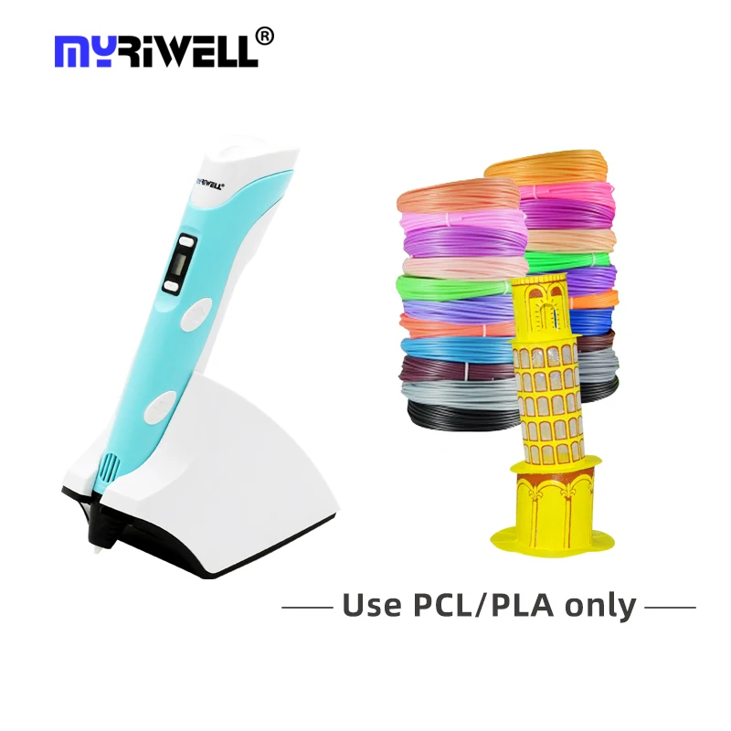 Myriwell RP-200B регулировки скорости PLA/PCL 3D ручка Беспроводная зарядка DIY отлично