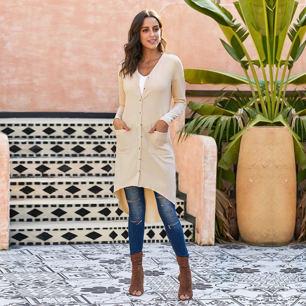 Women Cardigan Spring Autumn Knitwear Solid 7 Colors Female Fashion V-Neck Long Sleeve Knit Sweater Casual Outwear Coat Tops
Women Cardigan Spring Autumn Knitwear Solid 7 Colors Female Fashion V-Neck Long Sleeve Knit Sweater Casual Outwear Coat Tops