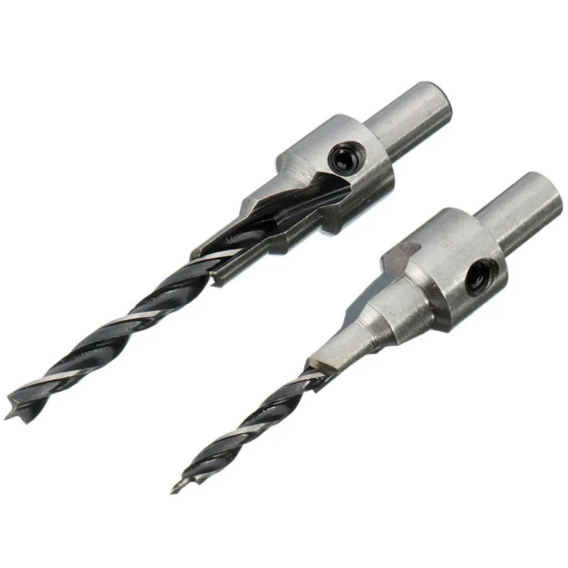 2pcs HSS 5 Flute Countersink Drill Bit Set Reamer Woodworking Chamfer 3mm-10mm Kits Tools
2pcs HSS 5 Flute Countersink Drill Bit Set Reamer Woodworking Chamfer 3mm-10mm Kits Tools