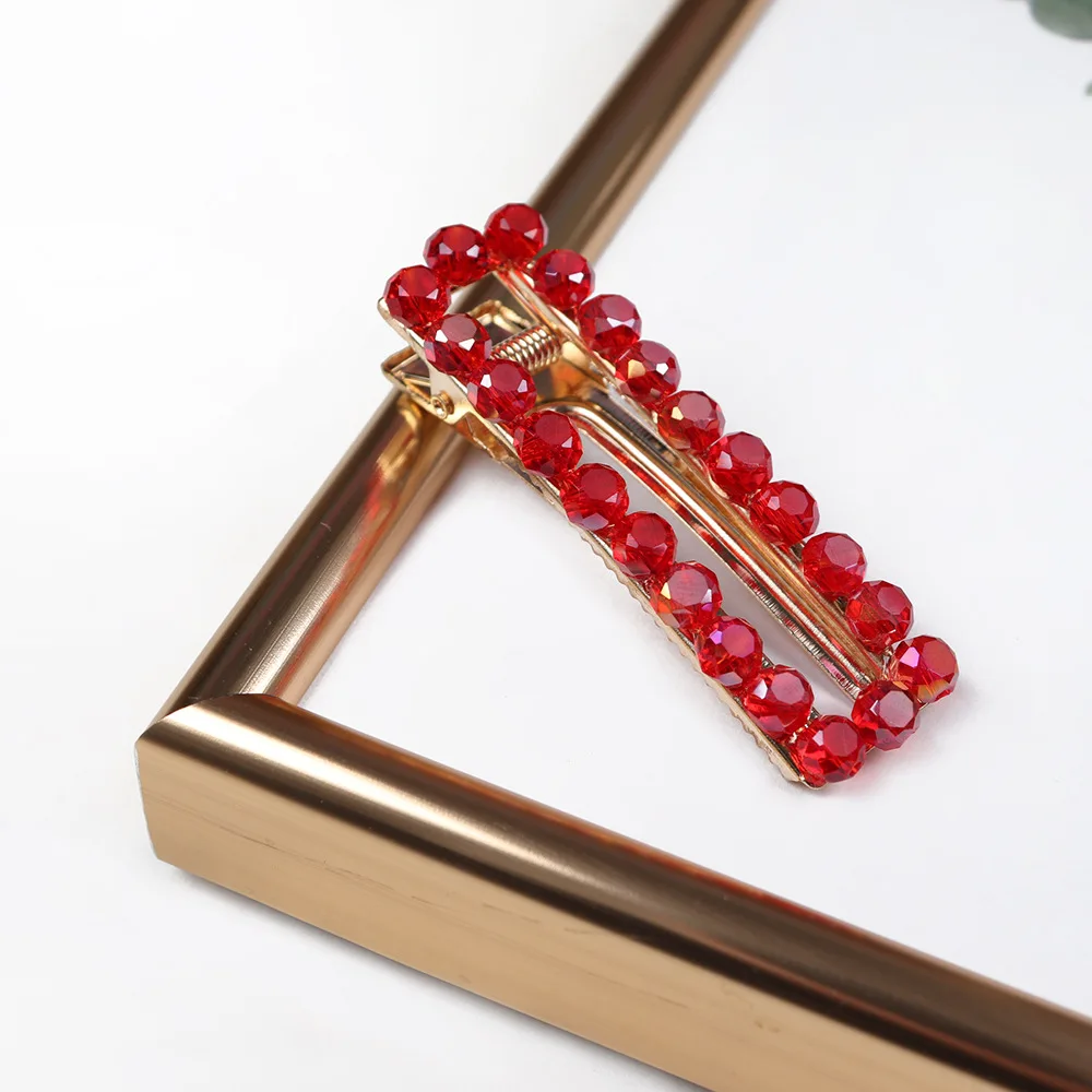 1pcs Korea Rhinestone Hair Clips Women Sweet Crystal Hairpins Geometric Metal Hair Barrettes Hair Styling Tools Accessories
1pcs Korea Rhinestone Hair Clips Women Sweet Crystal Hairpins Geometric Metal Hair Barrettes Hair Styling Tools Accessories
