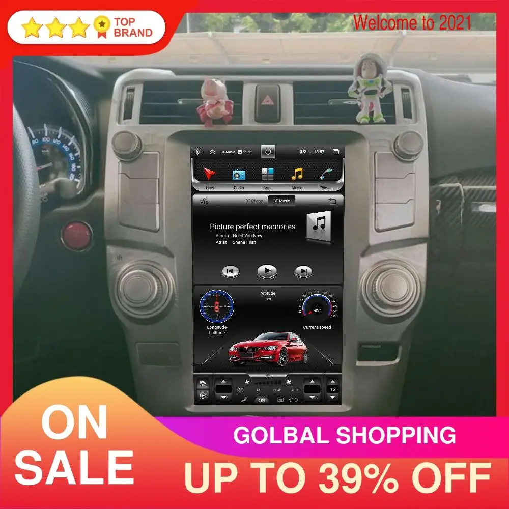 Автомагнитола для TOYOTA 4 runner, 13,6 дюйма, Android 10,0, 64 ГБ, GPS-навигация
Автомагнитола для TOYOTA 4 runner, 13,6 дюйма, Android 10,0, 64 ГБ, GPS-навигация