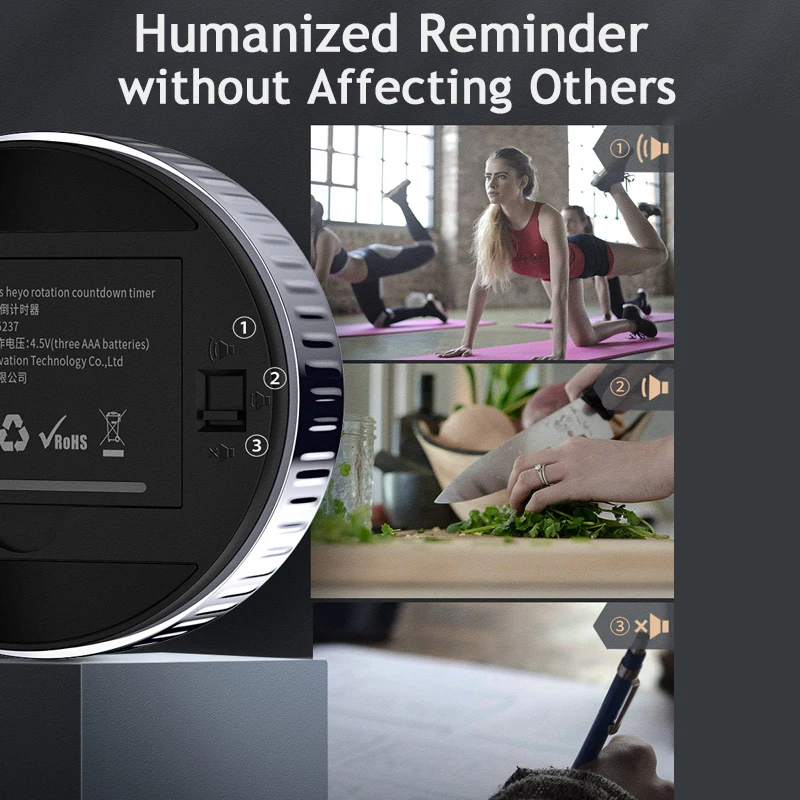 Xiaomi Magnetic Kitchen Timer Digital Manual Countdown Alarm Clock Mechanical Cooking Shower Study Stopwatch | Электроника