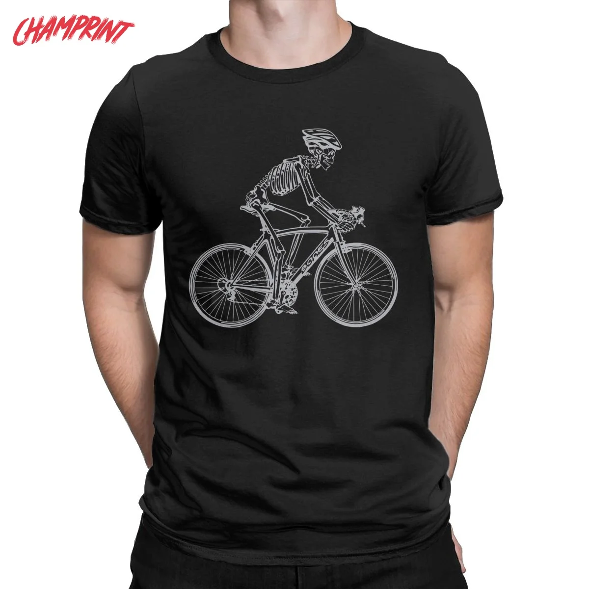Men's T-Shirt Cool Skeleton Skull Biker Cotton Tee Shirt Bicycle MTB Mountain Bike Ride T Shirt Crew Neck Clothes Original
Men's T-Shirt Cool Skeleton Skull Biker Cotton Tee Shirt Bicycle MTB Mountain Bike Ride T Shirt Crew Neck Clothes Original