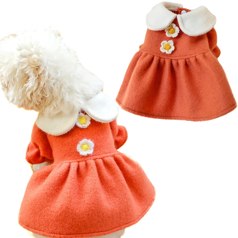 New Princess Dog Dress Autumn Winter Pet Costumes Red Flowers Skirts for Dog Clothing Yorkie Bichon Corgi Teddy Cat Dog Dresses
New Princess Dog Dress Autumn Winter Pet Costumes Red Flowers Skirts for Dog Clothing Yorkie Bichon Corgi Teddy Cat Dog Dresses