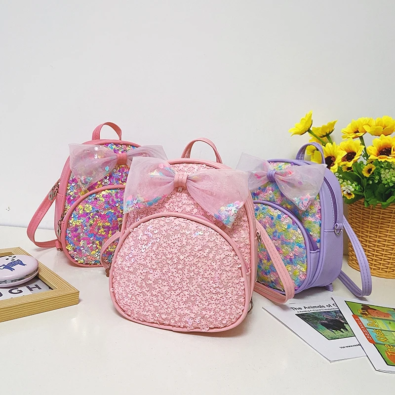Kids Girls Backpack Fashion Cute Multipurpose Sequins Bowknot Shoulder Bag School Bag for Travel Shopping
Kids Girls Backpack Fashion Cute Multipurpose Sequins Bowknot Shoulder Bag School Bag for Travel Shopping