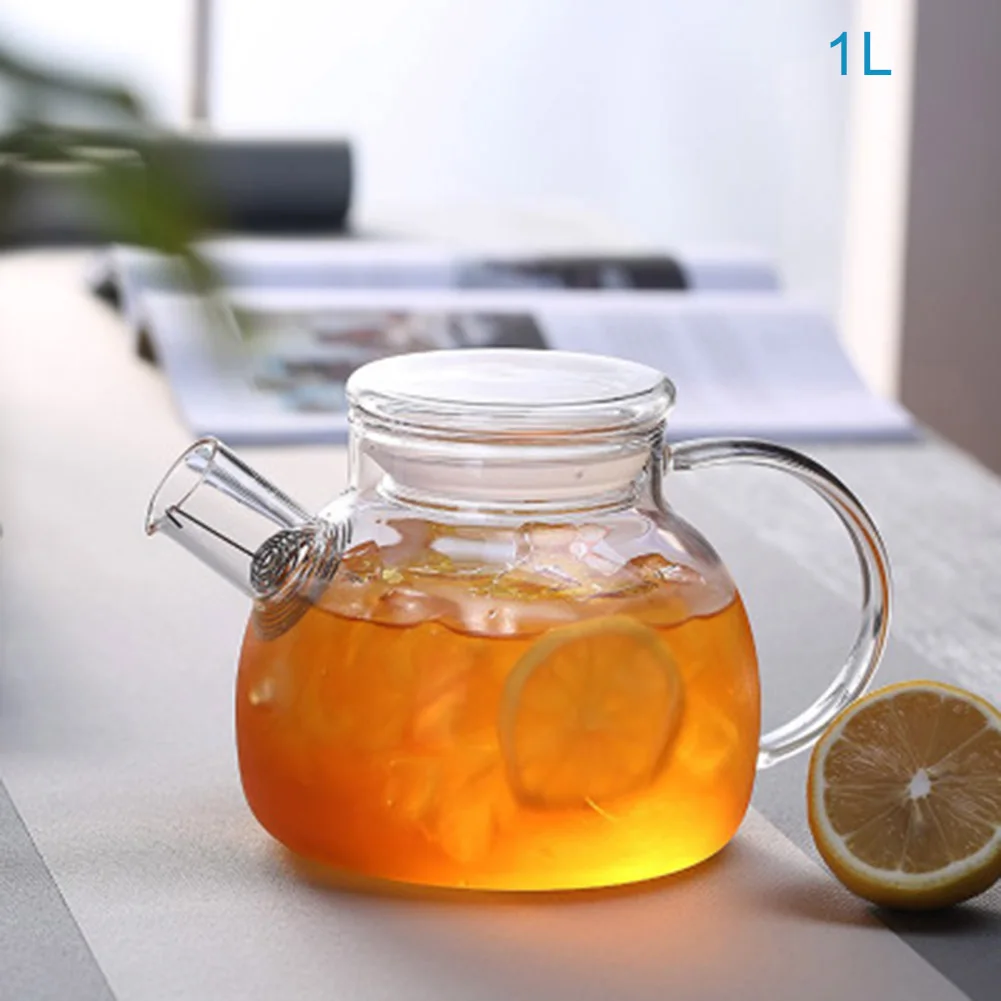 New Arrival 1000ml/1600ml Glass Kettle Water Jug Heat Resistant Teapots with Transparent Lid Home Office 
New Arrival 1000ml/1600ml Glass Kettle Water Jug Heat Resistant Teapots with Transparent Lid Home Office