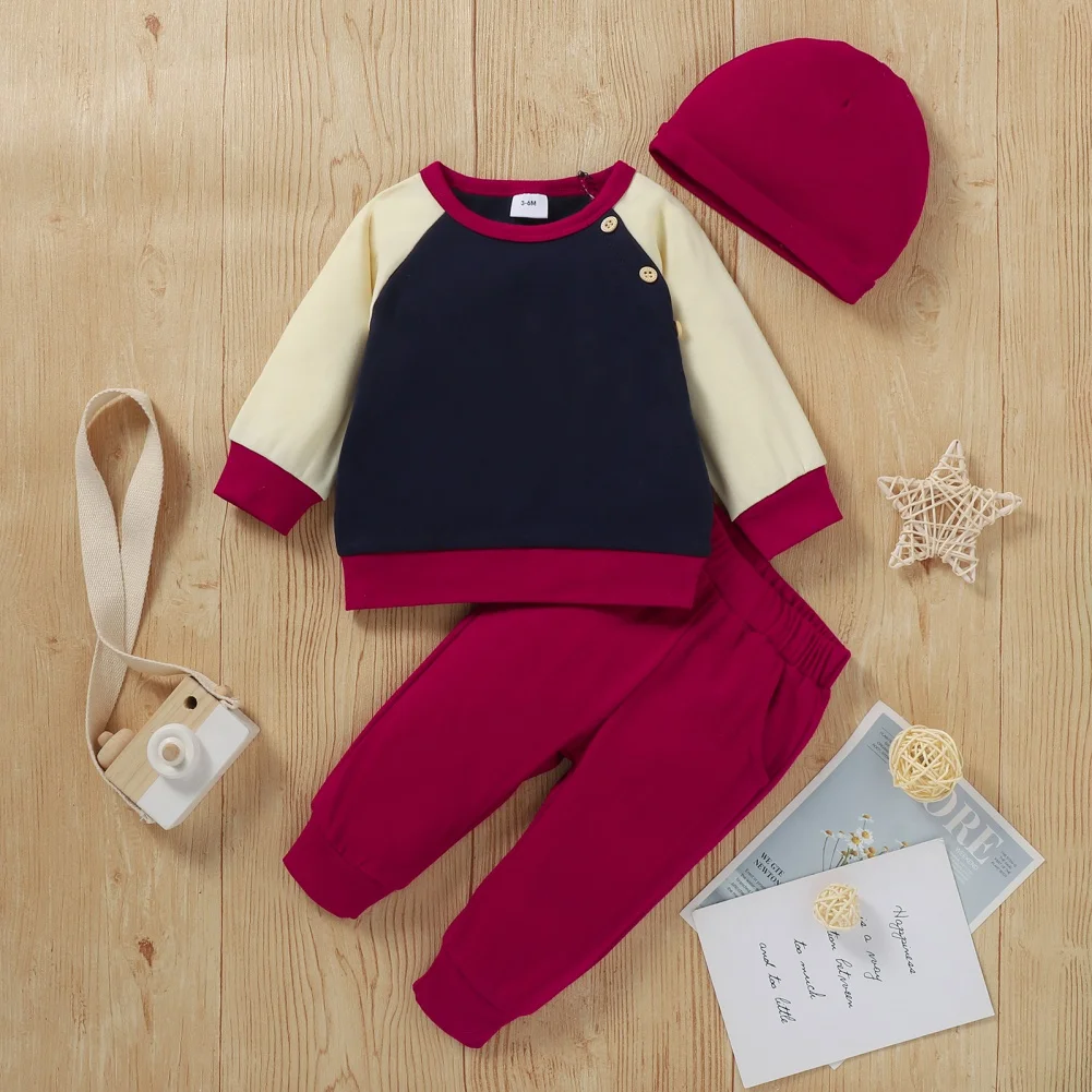 Bobora New Three Piece Baby’s Clothes Fashion Print Long Sleeve Romper And Solid Color Trousers With Hat
Bobora New Three Piece Baby’s Clothes Fashion Print Long Sleeve Romper And Solid Color Trousers With Hat