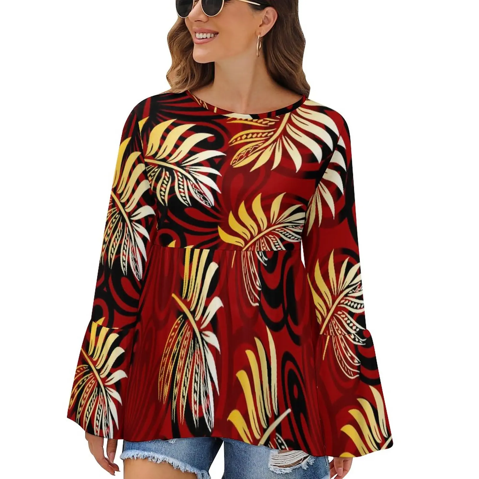 Wholesale Merch Brand Design Classic Samoa Polynesian Elegant Women Autumn Breathable Skirts Tops
Wholesale Merch Brand Design Classic Samoa Polynesian Elegant Women Autumn Breathable Skirts Tops