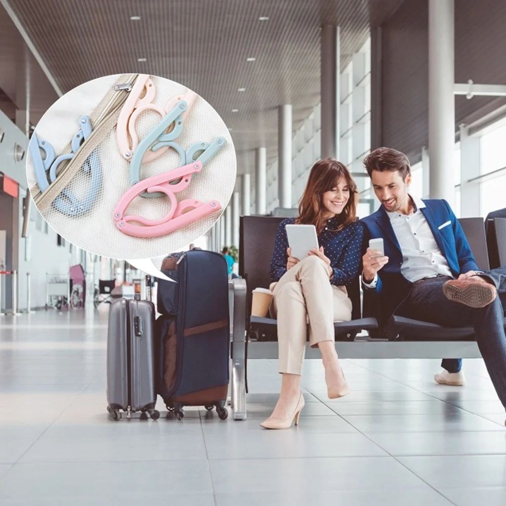 15PCS 12PCS Folding Travel Hangers 3 Section Design Portable Clothes Hangers Space Saving Clothes Drying Rack Wardrobe Storage
15PCS 12PCS Folding Travel Hangers 3 Section Design Portable Clothes Hangers Space Saving Clothes Drying Rack Wardrobe Storage