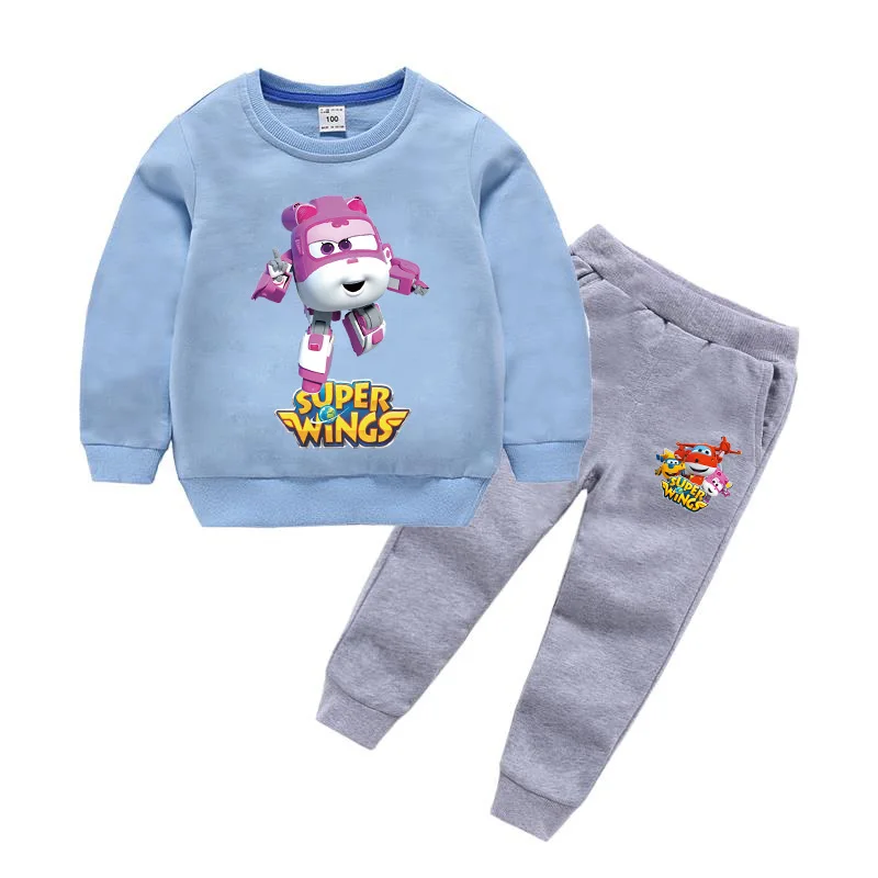 Fashion trend boy girl new year clothes autumn and winter Super Wings children's sweater set children's suit baby two-piece
Fashion trend boy girl new year clothes autumn and winter Super Wings children's sweater set children's suit baby two-piece
