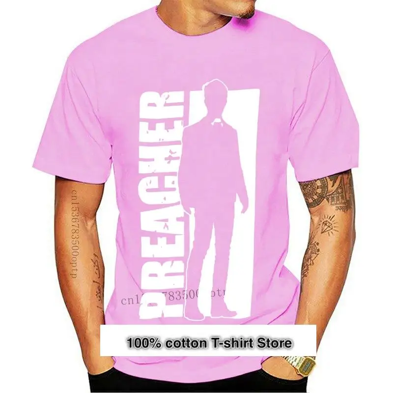 Camiseta de "New Preacher" para hombre, camisa con estampado de sangre y whisky, estilo Simple
Camiseta de "New Preacher" para hombre, camisa con estampado de sangre y whisky, estilo Simple