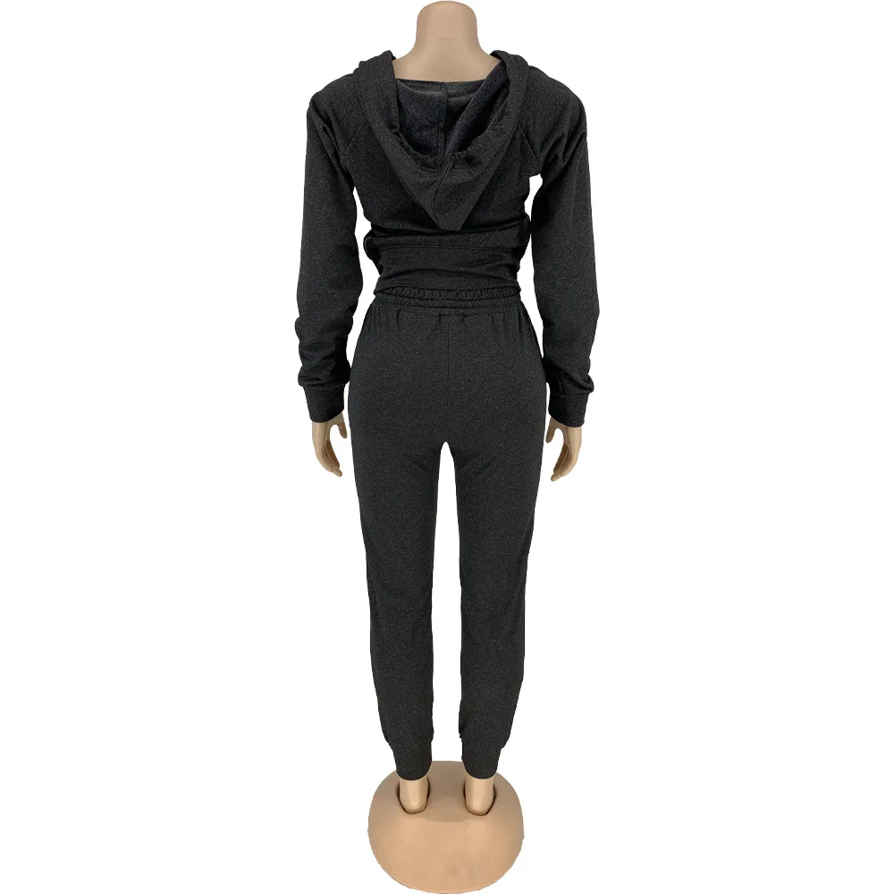 Zipper Front Sportswear Co-ord Sets Long Sleeve Hooded Jackets and Workout Pants Activewear Two Piece Outfits Casual Tracksuits
Zipper Front Sportswear Co-ord Sets Long Sleeve Hooded Jackets and Workout Pants Activewear Two Piece Outfits Casual Tracksuits