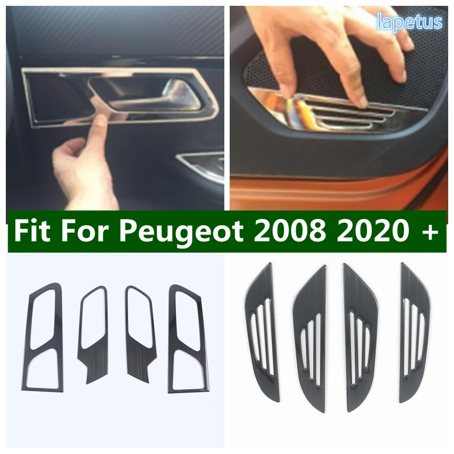 Interior Door Inner Handle Bowls Frame / Stereo Loudspeaker Sequins Cover Trim Stainless Steel Fit For Peugeot 2008 2020 2021
Interior Door Inner Handle Bowls Frame / Stereo Loudspeaker Sequins Cover Trim Stainless Steel Fit For Peugeot 2008 2020 2021