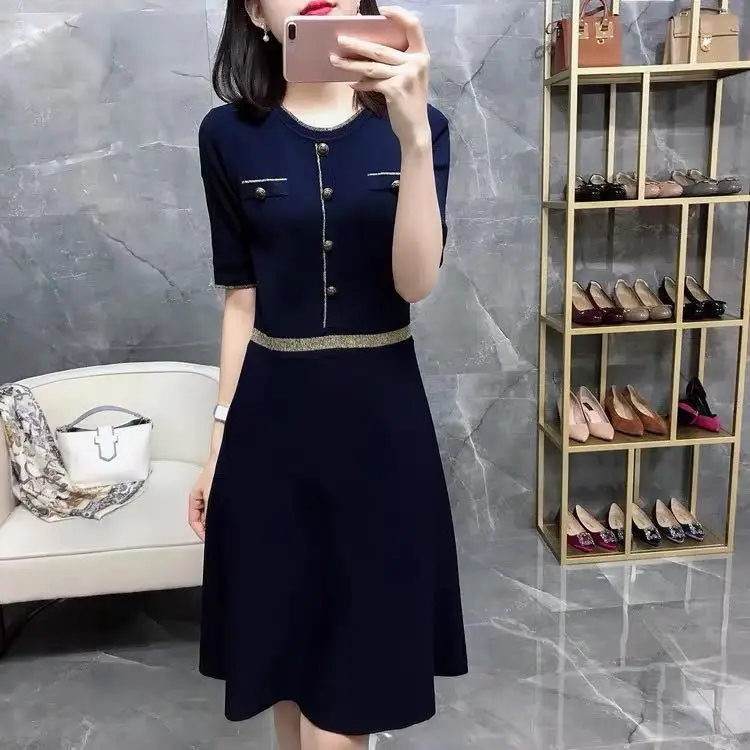 Large Size Women's Clothing Spring Autumn New Fashion A- line Dress Knitted Dress for Women Dresses for Women Vestido De Mujer
Large Size Women's Clothing Spring Autumn New Fashion A- line Dress Knitted Dress for Women Dresses for Women Vestido De Mujer