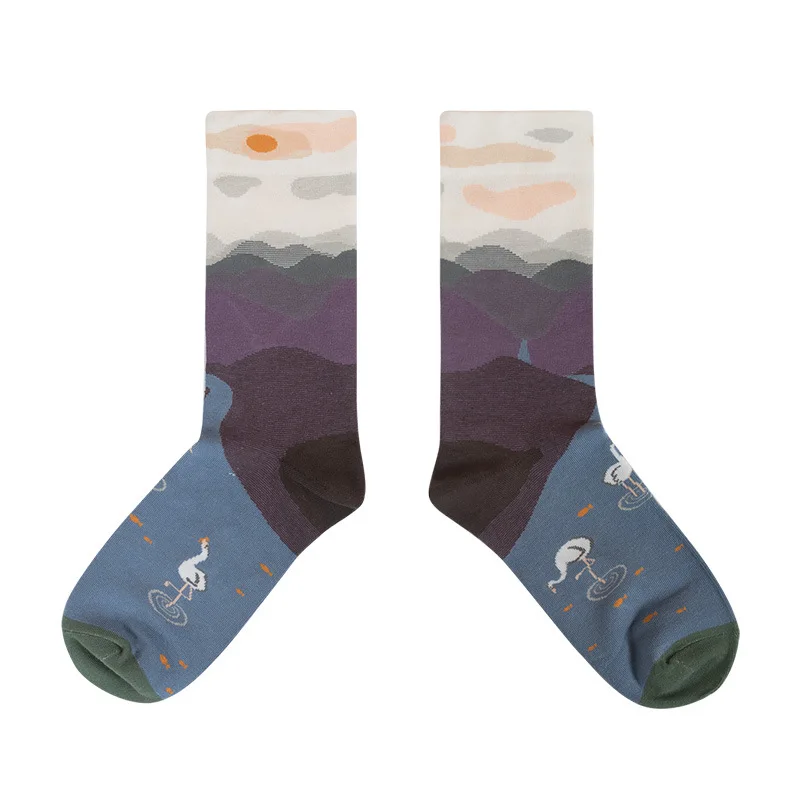 Individual Creative Socks Color New Men's and Women's Pure Cotton Couple Socks Middle Tube Socks Autumn and Winter
Individual Creative Socks Color New Men's and Women's Pure Cotton Couple Socks Middle Tube Socks Autumn and Winter