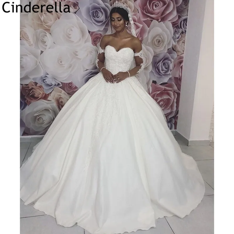 Новейшие свадебные платья с длинным рукавом и шлейфом, атласные кружевные свадебные платья со шнуровкой сзади, vestido de noiva
Новейшие свадебные платья с длинным рукавом и шлейфом, атласные кружевные свадебные платья со шнуровкой сзади, vestido de noiva