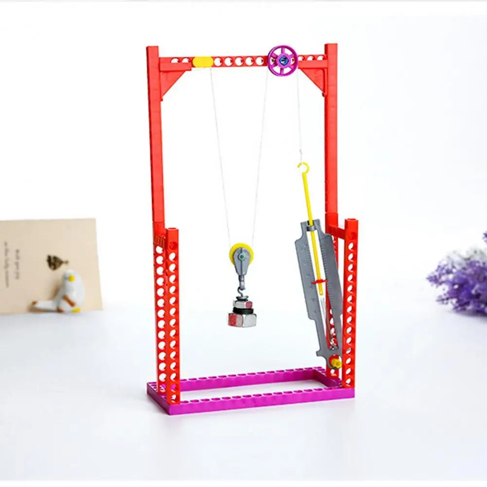 DIY Pulley Dynamometer Model Educational Science Principle Plastic Physical Experiments Toy Materials Kit for Kids
DIY Pulley Dynamometer Model Educational Science Principle Plastic Physical Experiments Toy Materials Kit for Kids