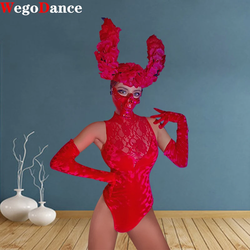 New Lace Bar DS Performance Costume Nightclub Halloween Theme Party Gogo Sexy Collar Dance Bodysuit
New Lace Bar DS Performance Costume Nightclub Halloween Theme Party Gogo Sexy Collar Dance Bodysuit