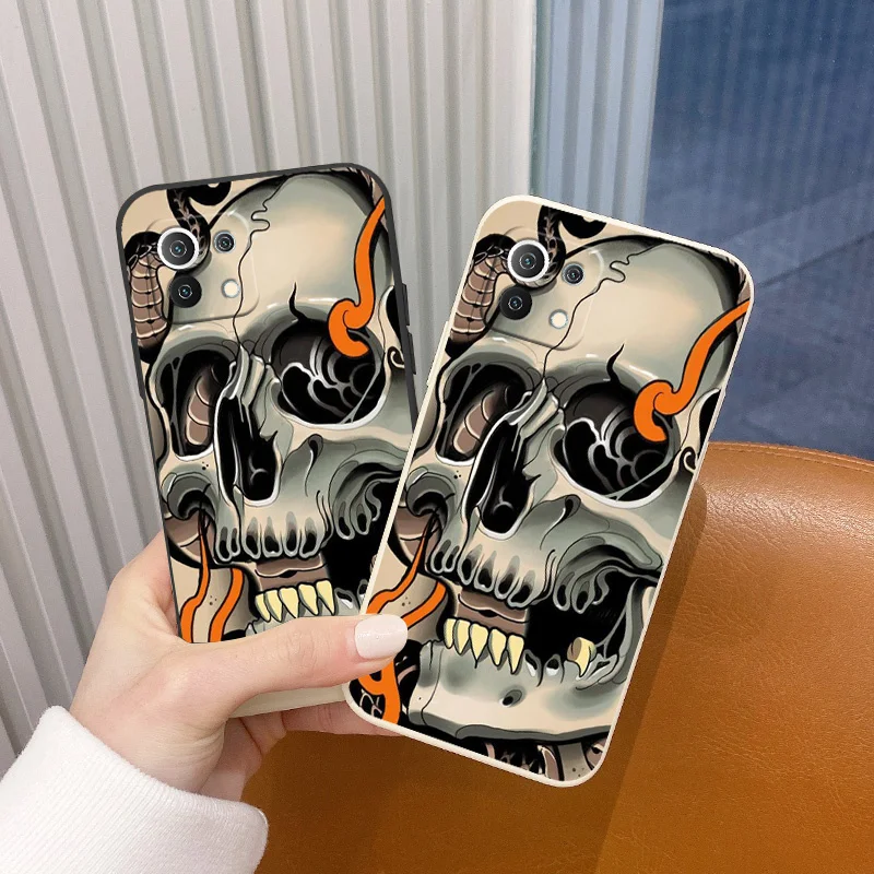 Skull Liquid Silicone Case For Xiaomi Mi 11 11i 10T 9T 10 10S 9 8 lite Pro Poco F2 X2 F3 Pro Ultra Thin Soft Phone Cover Case
Skull Liquid Silicone Case For Xiaomi Mi 11 11i 10T 9T 10 10S 9 8 lite Pro Poco F2 X2 F3 Pro Ultra Thin Soft Phone Cover Case