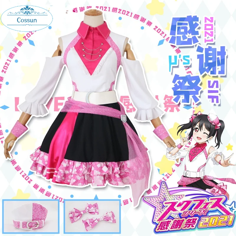 Lovelive 2021 Thank You Festival Kousaka Honoka Cosplay Costume Nico Women Cute Dress Suit Halloween Carnival Unform Custom Made
Lovelive 2021 Thank You Festival Kousaka Honoka Cosplay Costume Nico Women Cute Dress Suit Halloween Carnival Unform Custom Made