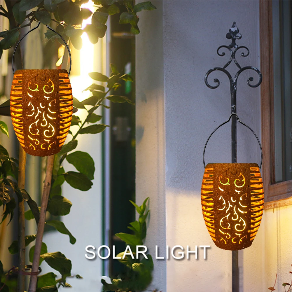 Outdoor Hanging Garden Decor Retro Lantern Lamp Flicker Flame Lights Solar Lamp Solar Lights Outdoor Solar Security Lights
Outdoor Hanging Garden Decor Retro Lantern Lamp Flicker Flame Lights Solar Lamp Solar Lights Outdoor Solar Security Lights