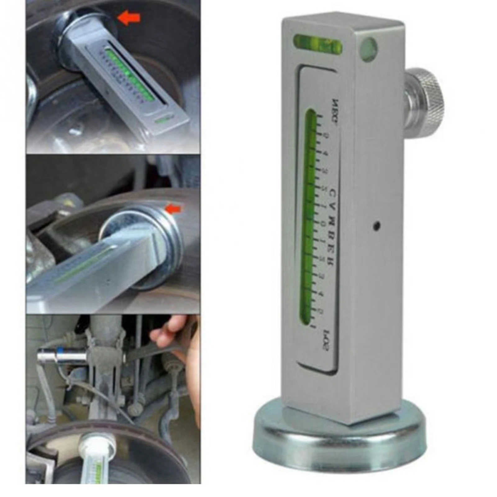 Adjustable Magnetic Gauge Level Tool for Car SUV Vehicle Camber Castor Strut Wheel Alignment Brake
Adjustable Magnetic Gauge Level Tool for Car SUV Vehicle Camber Castor Strut Wheel Alignment Brake